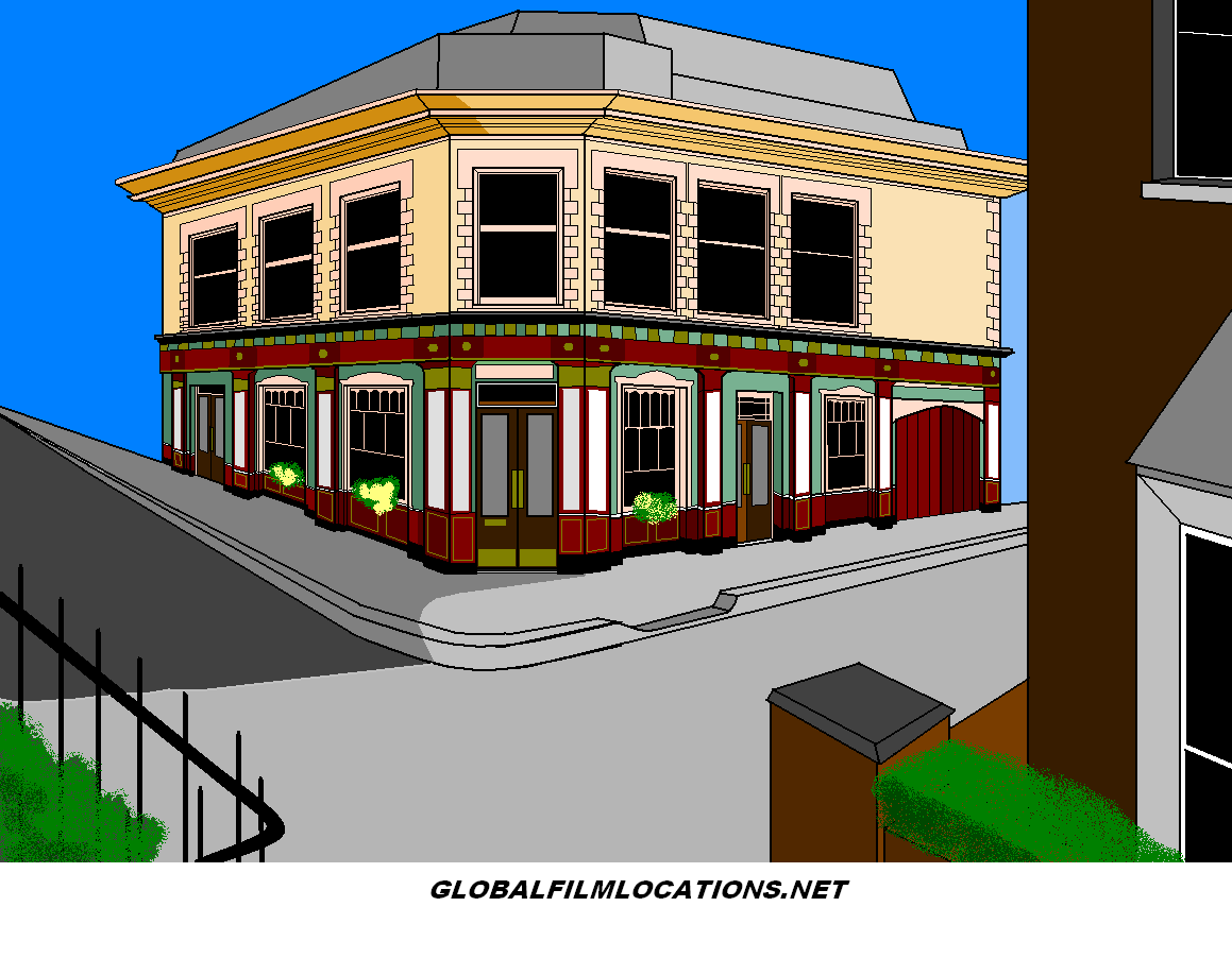 Eastenders: The Queen Victoria Pub Drawing