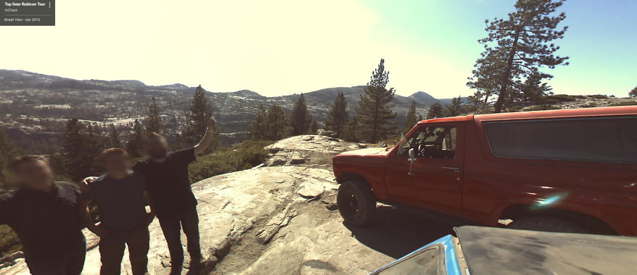 Top Gear USA Rubicon Trail Location