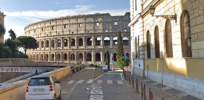 the exorcist in rome street view