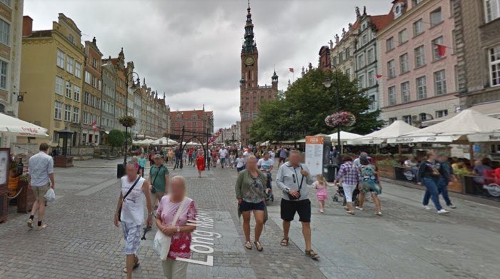 gdansk town street view