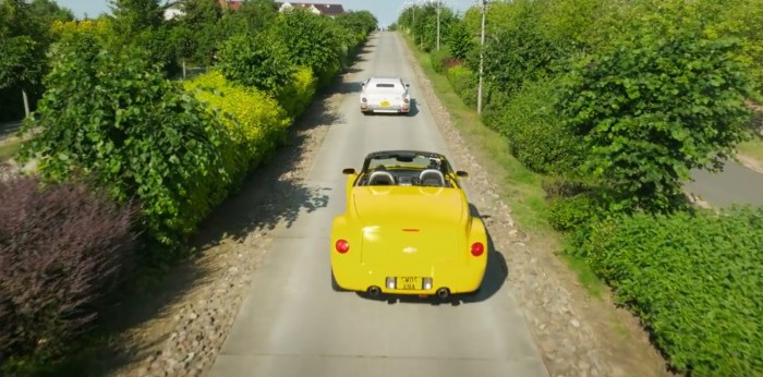 jeremy and richard driving to the jesus statue