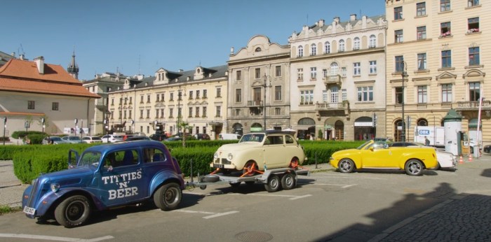 james jeremy and richard parked in krakow