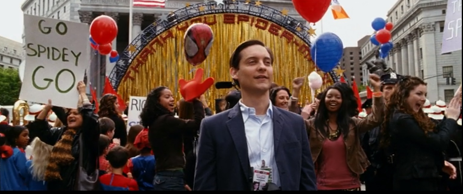 spiderman kisses gwen