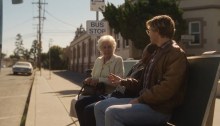 dahmer and his grandma at the bus stop