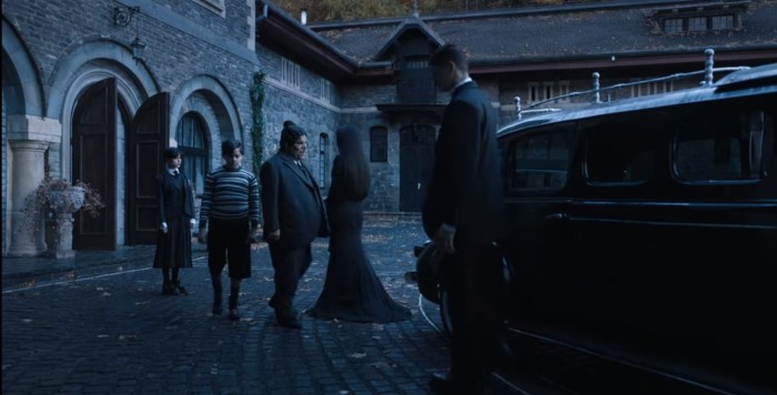 the nevermore academy exterior