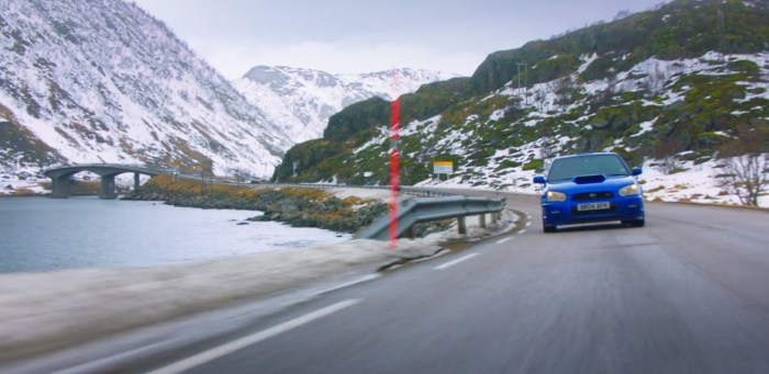 richard hammond driving a subaru