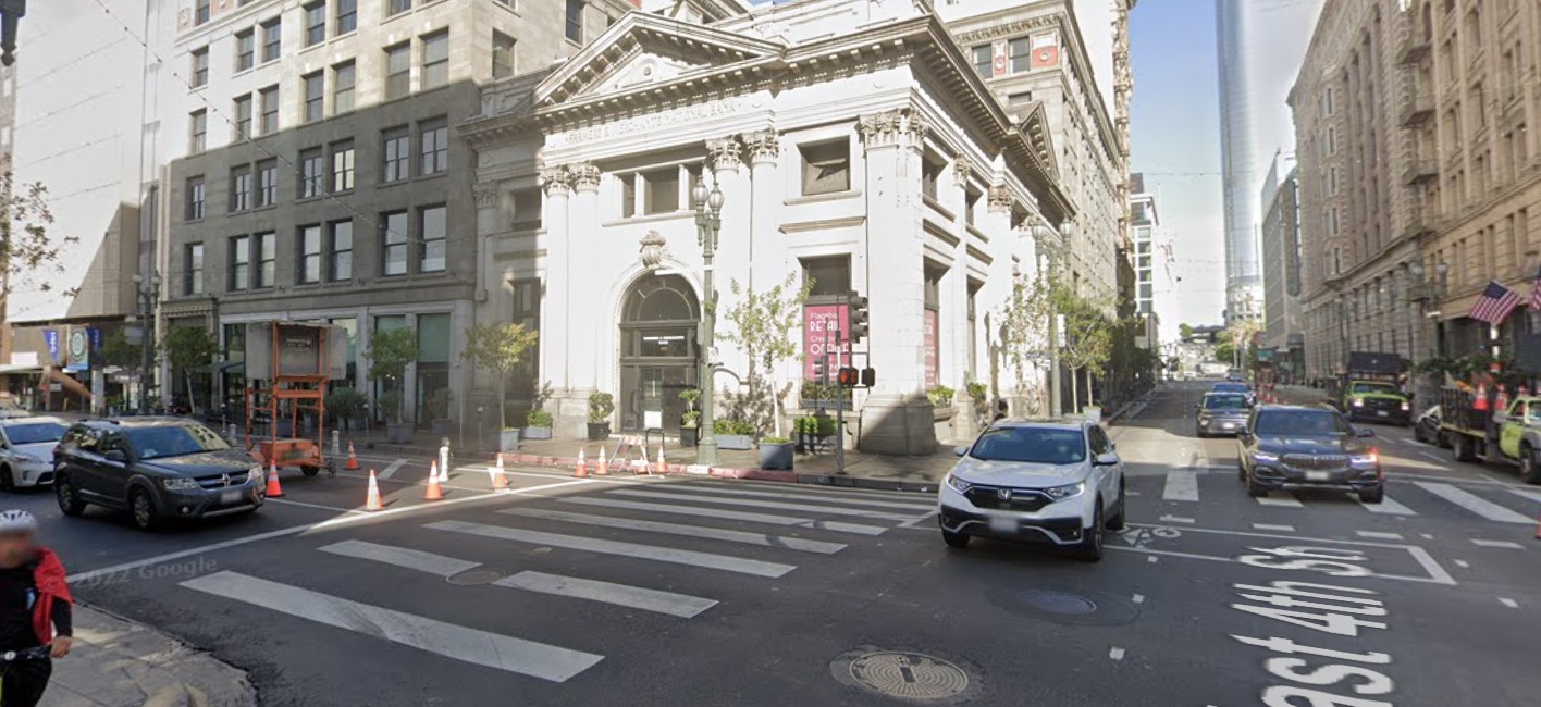 bank robbery street view