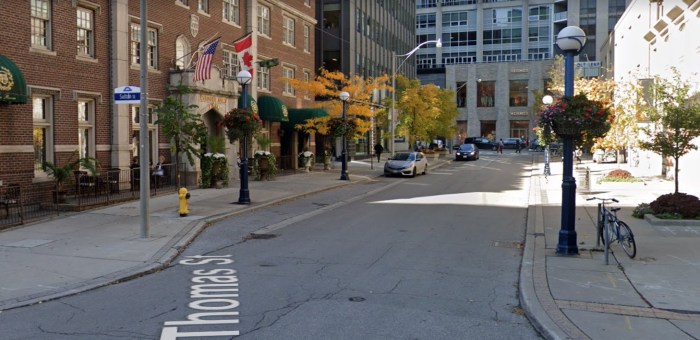 santa drives a car street view